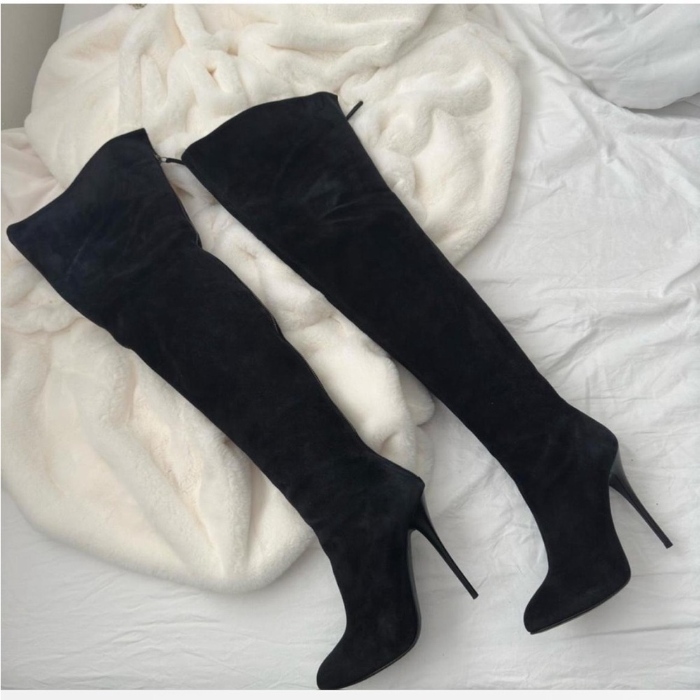 Giuseppe Zanotti Black Heeled Boots